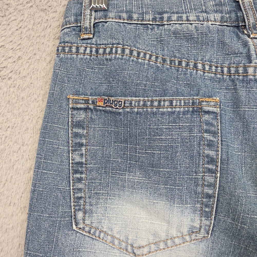 Plugg Women's Blue Flare Jeans - Picture 7 of 16